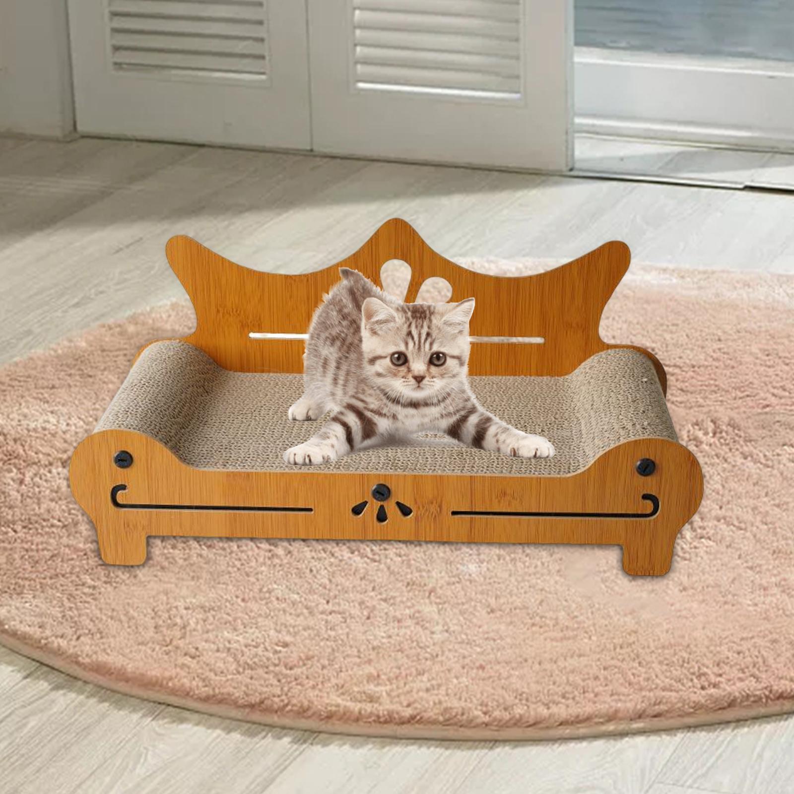 Cat Scratch Sofa， Cat Scratcher Pad ，Protect Carpets and Sofas Interactive Toy