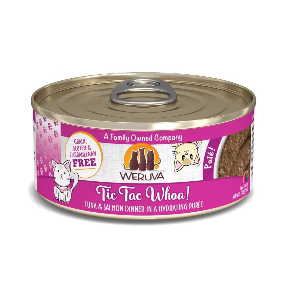 Weruva Classic Cat Pate Tic Tac Whoa! With Tuna and Salmon Canned Cat Fo