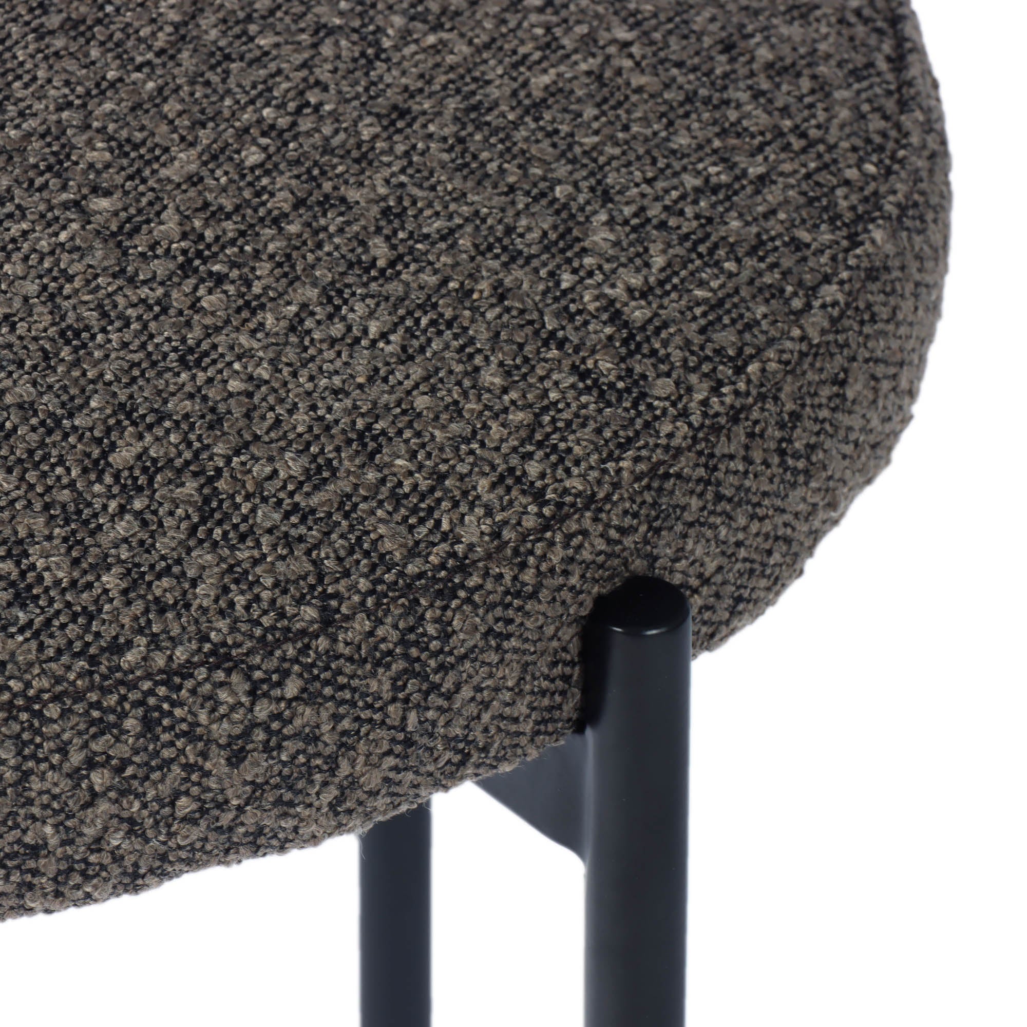 Cleo Dining Chair - Brown Boucle