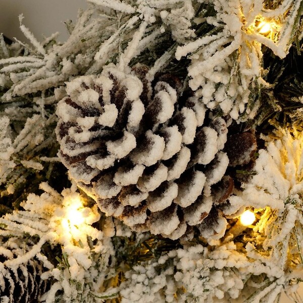 4 PCS PreLit Xmas Tree Artificial Christmas