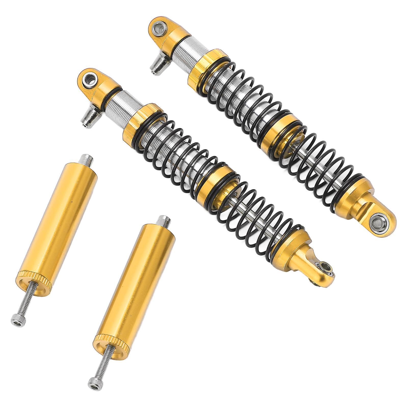 1 Pair Front Rear Shock Absorber Rc Car Upgrade Parts For Axial Scx10 1/10 Remote Control Cargold