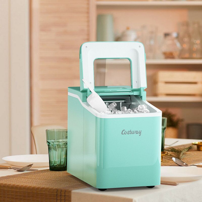 Portable Countertop Ice Maker Machine with Scoop