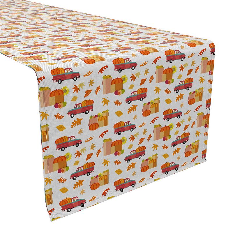 Table Runner， 100% Cotton， 16x108， Fall Fest