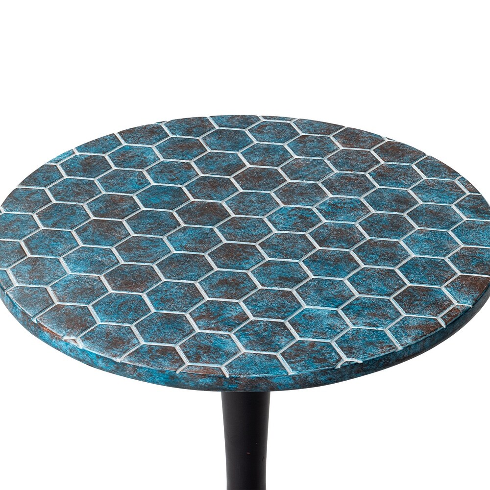 COSIEST Outdoor Patio Mosaic Bar Table