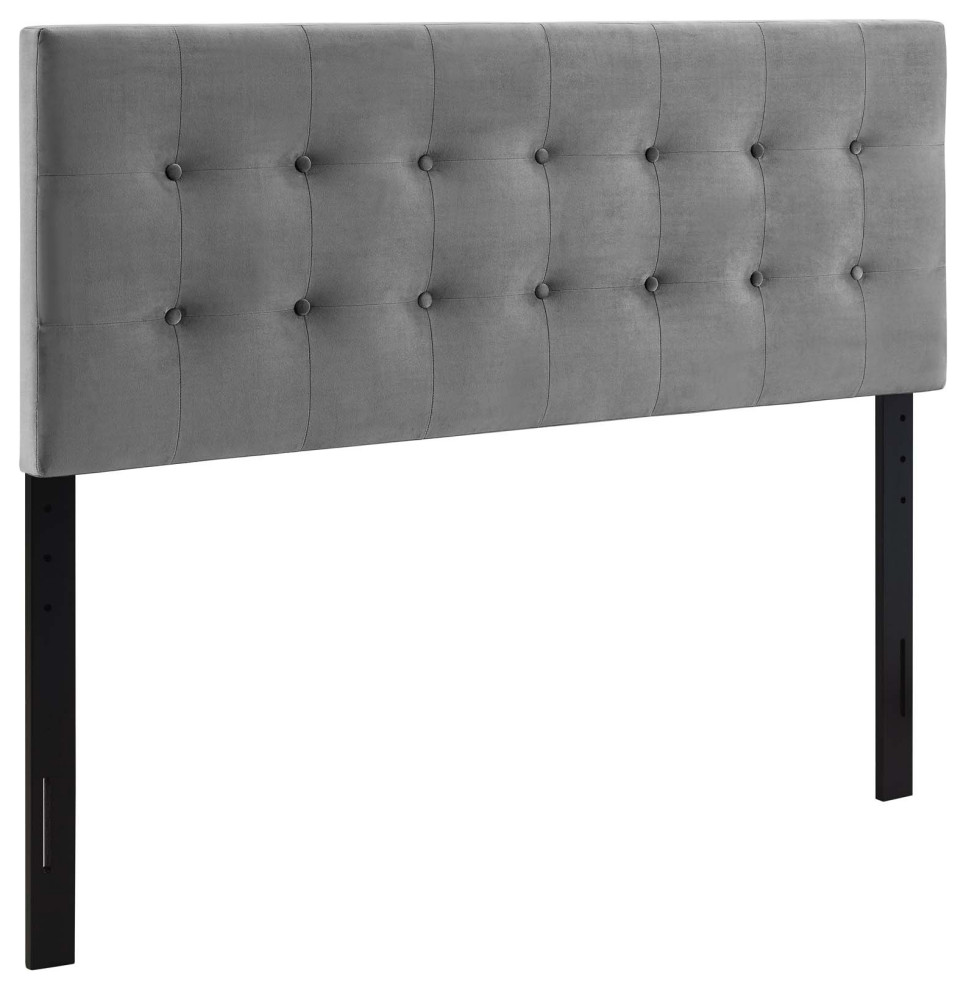 Emily Full Biscuit Tufted Performance Velvet Headboard   Transitional   Headboards   by Modway  Houzz