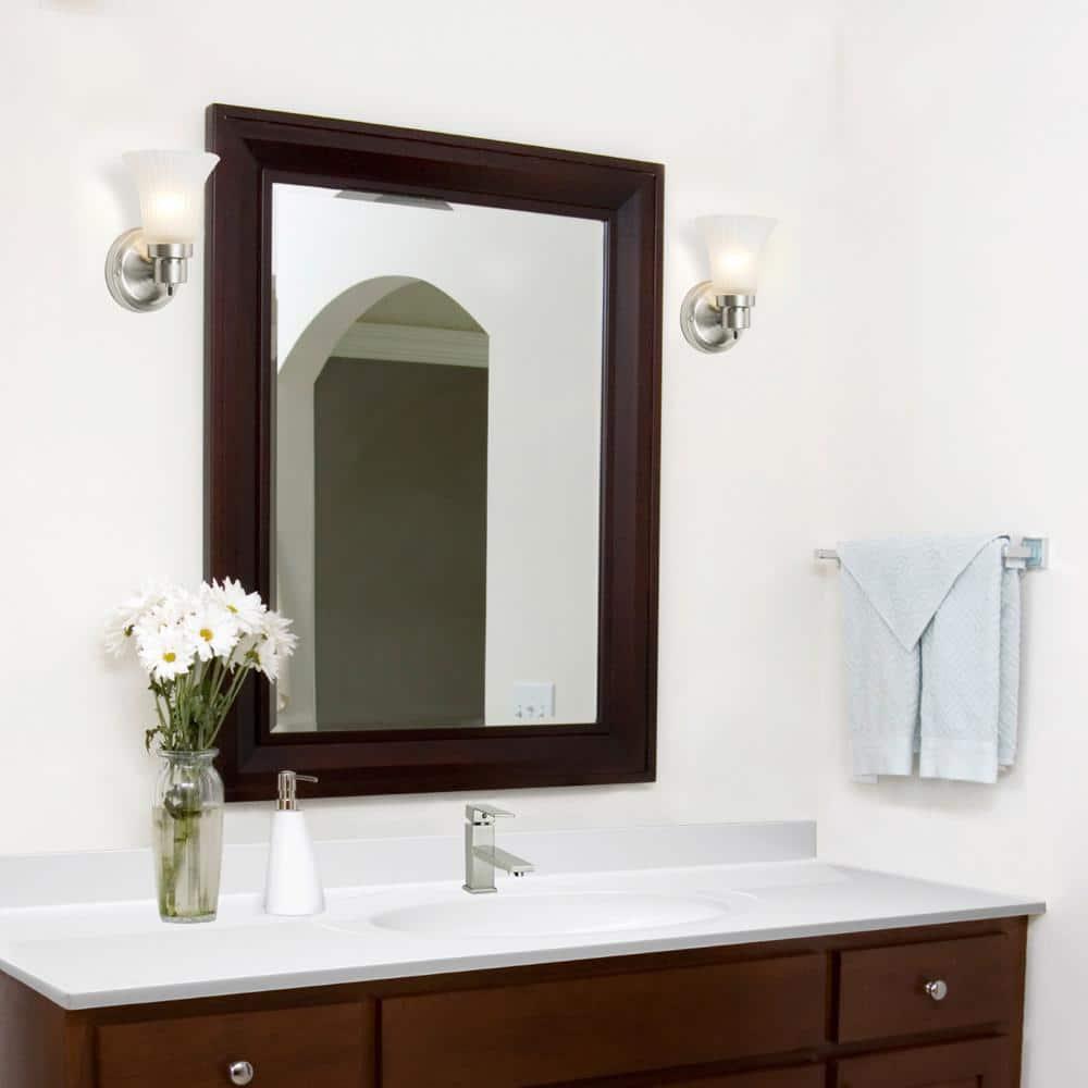 Design House 49 in x 22 in Single Faucet Hole Cultured Marble Vanity Top in Solid White with Solid White Basin