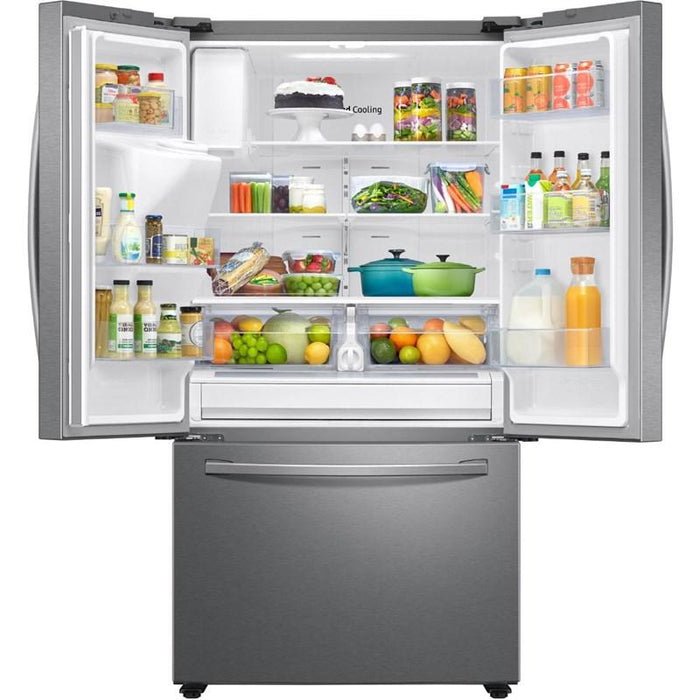 RF27T5501SRAC 36 Inch 27 cuft French 3Door Refrigerator wi