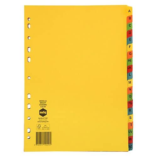 Marbig Manilla Bright Dividers (A4) (A-Z Tab)