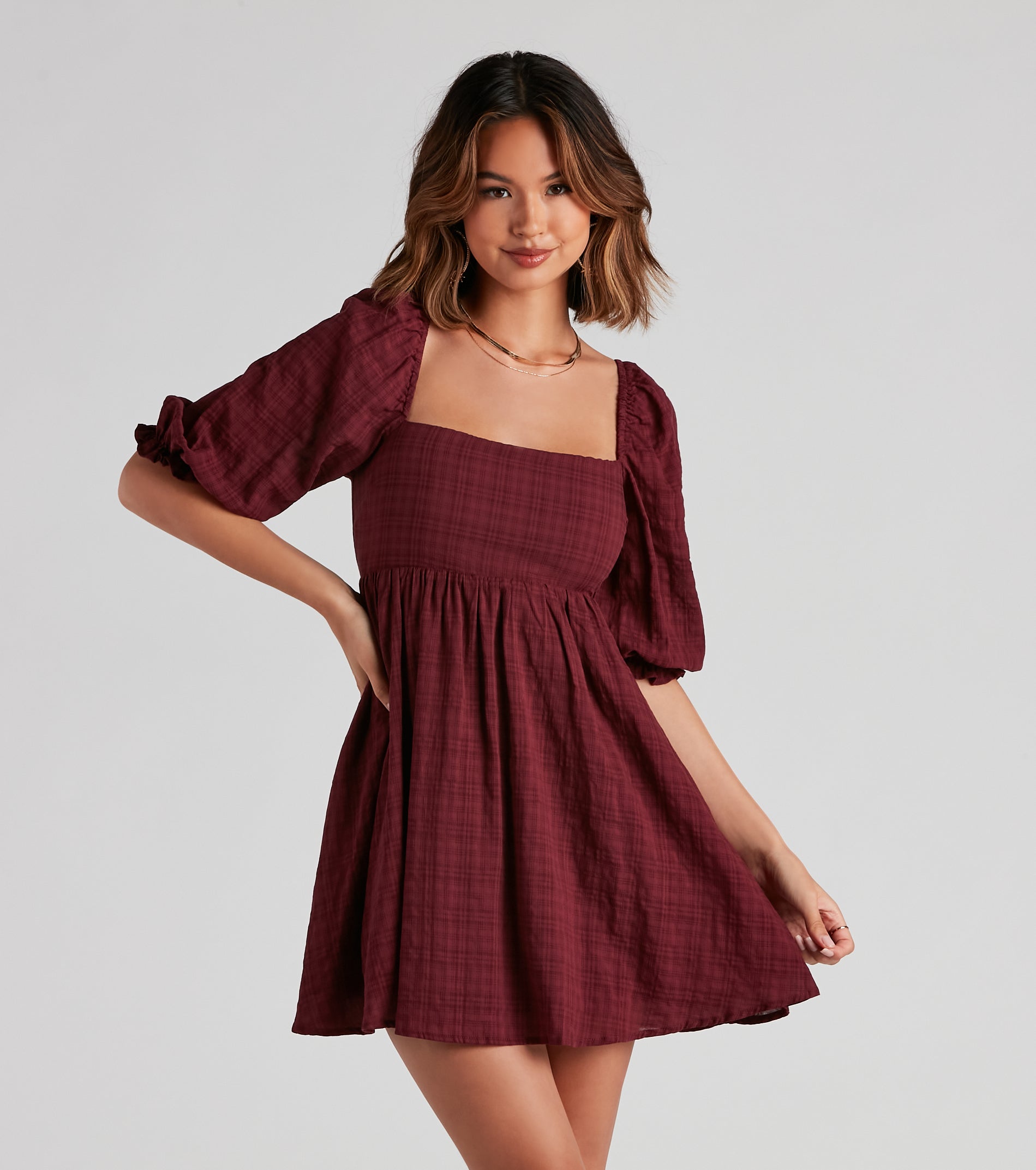 Give A Twirl Linen Skater Dress