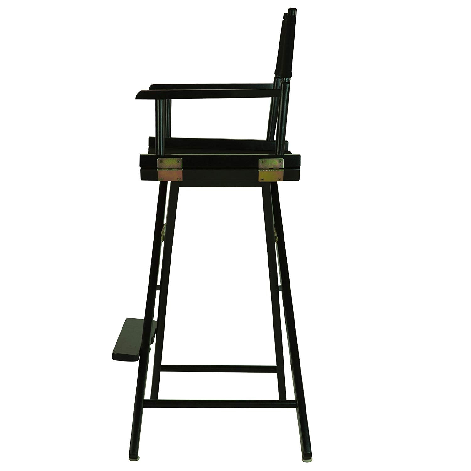 30" Director's Chair Black Frame-Black Canvas