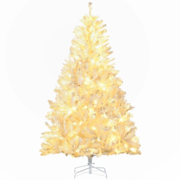 6ft Tall Prelit Artificial Christmas Tree