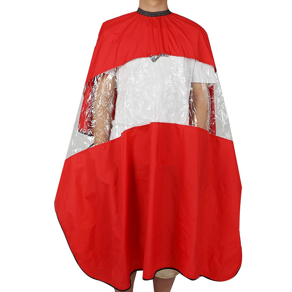 Professional Hairdressing Apron Hair Cutting Dyeing Gown Cape For Home Barber Shop Redred