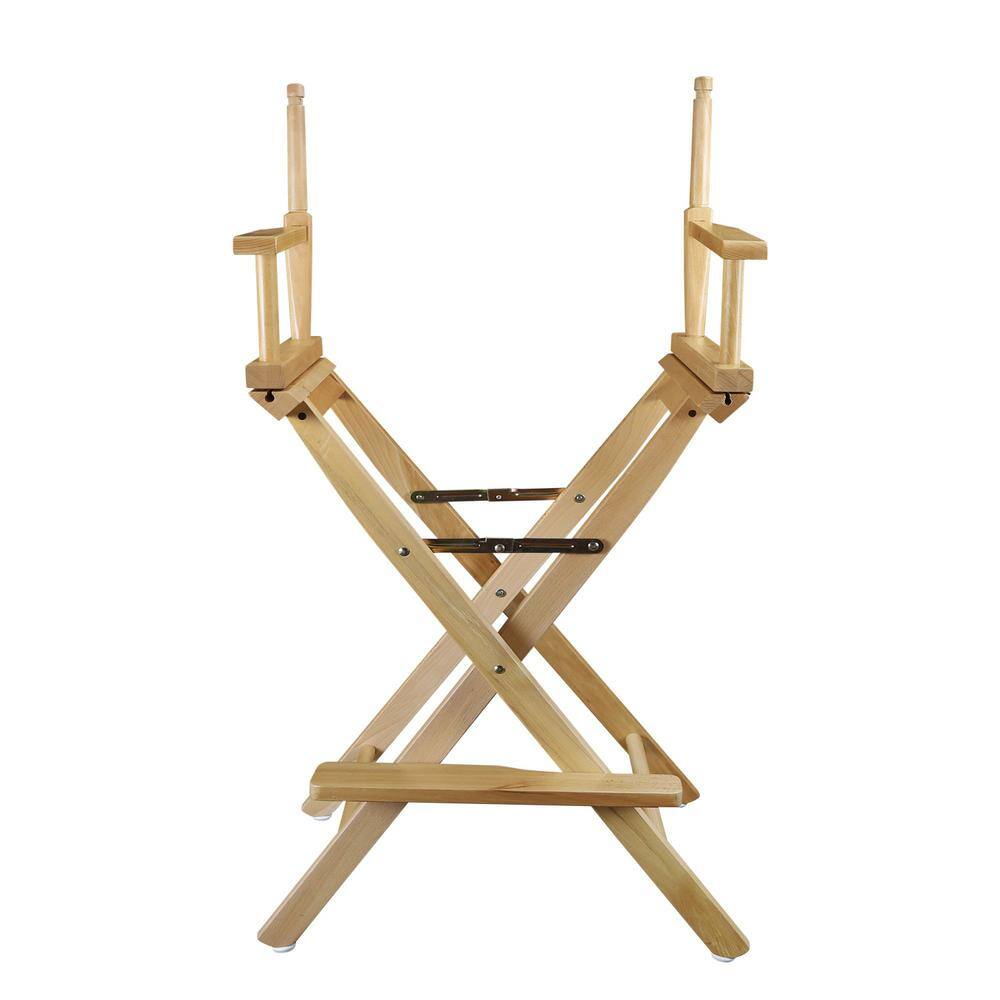 Casual Home 24 in. Seat Height Natural New Solid Wood Director's Chair Frame Only Folding Chair 1-Chair Frame N220-00