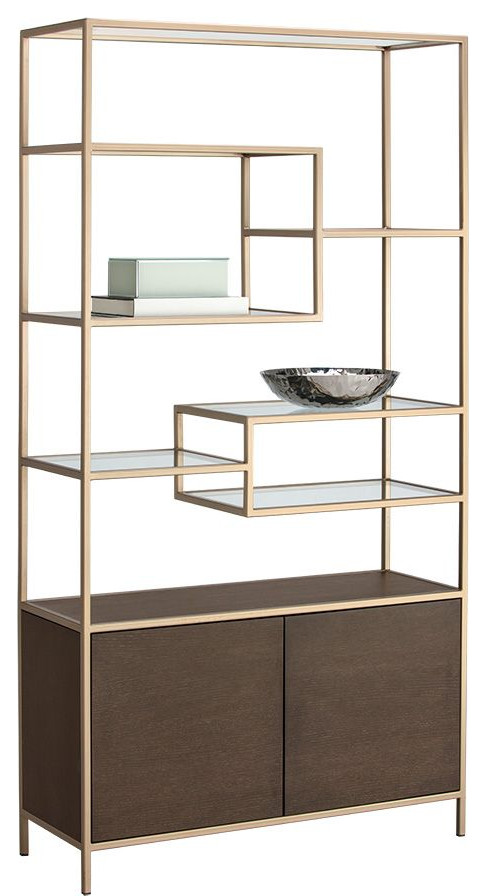 Sunpan Artezia Stamos Bookcase   Contemporary   Bookcases   by Unlimited Furniture Group  Houzz