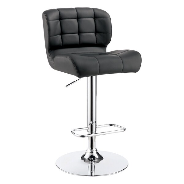 Furniture of America Beas Contemporary Swivel Bar Chair (Set of 2)