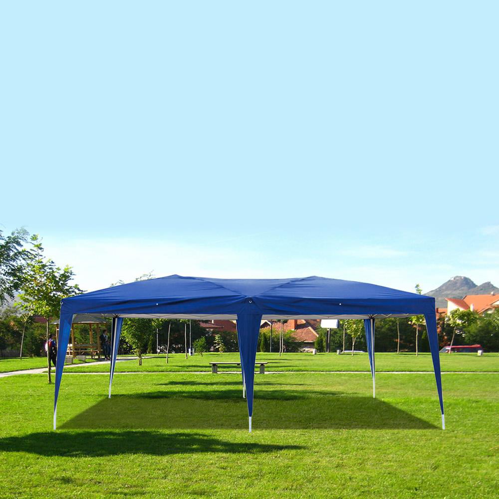 UBesGoo 10x20' Pop Up Canopy Party Tent Outdoor Folding Patio Shade Blue