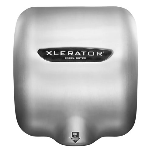 Excel Dryer XL-SB XLERATOR Surface Mounted Automatic Hand Dryer， Brushed Stainless Steel， 120V