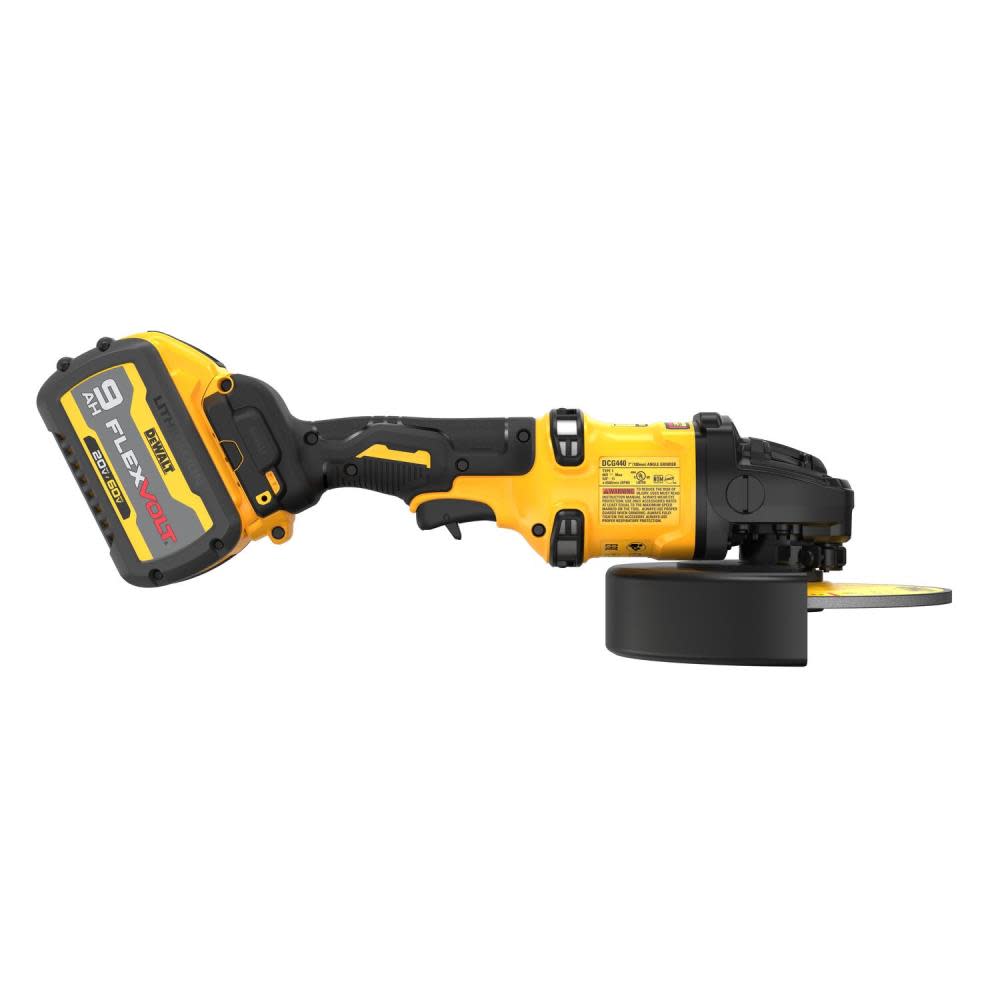 DEWALT 60V MAX  Grinder with Kickback Brake 7 Brushless Cordless Kit ;