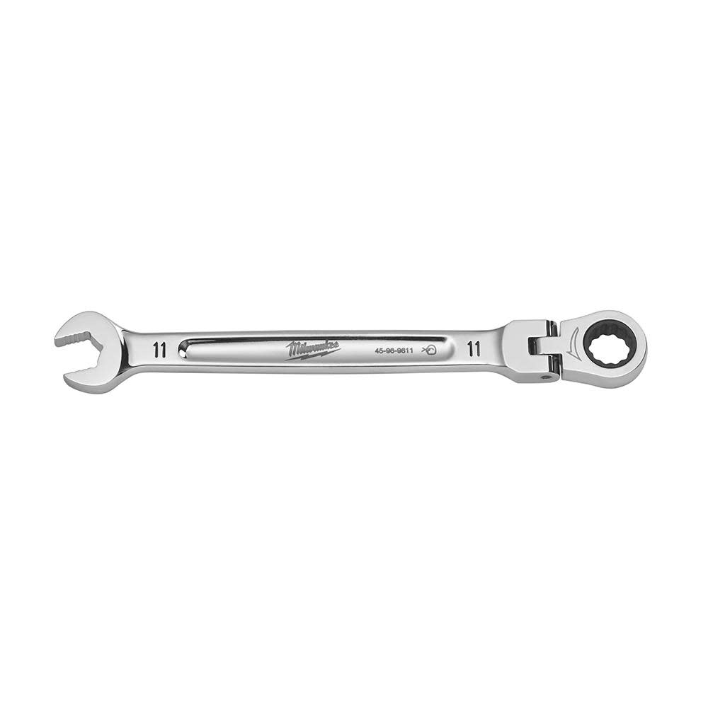 Milwaukee Combination Wrench Flex Head Ratcheting 11mm 45-96-9611 from Milwaukee