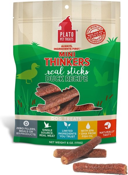 Plato Mini Thinkers Duck Recipe Dog Treats