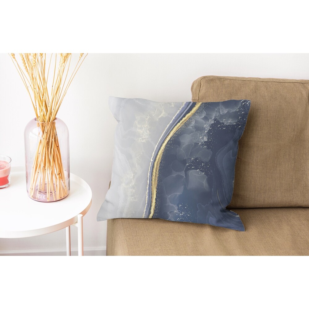 SILICA NAVY Accent Pillow By Kavka Designs