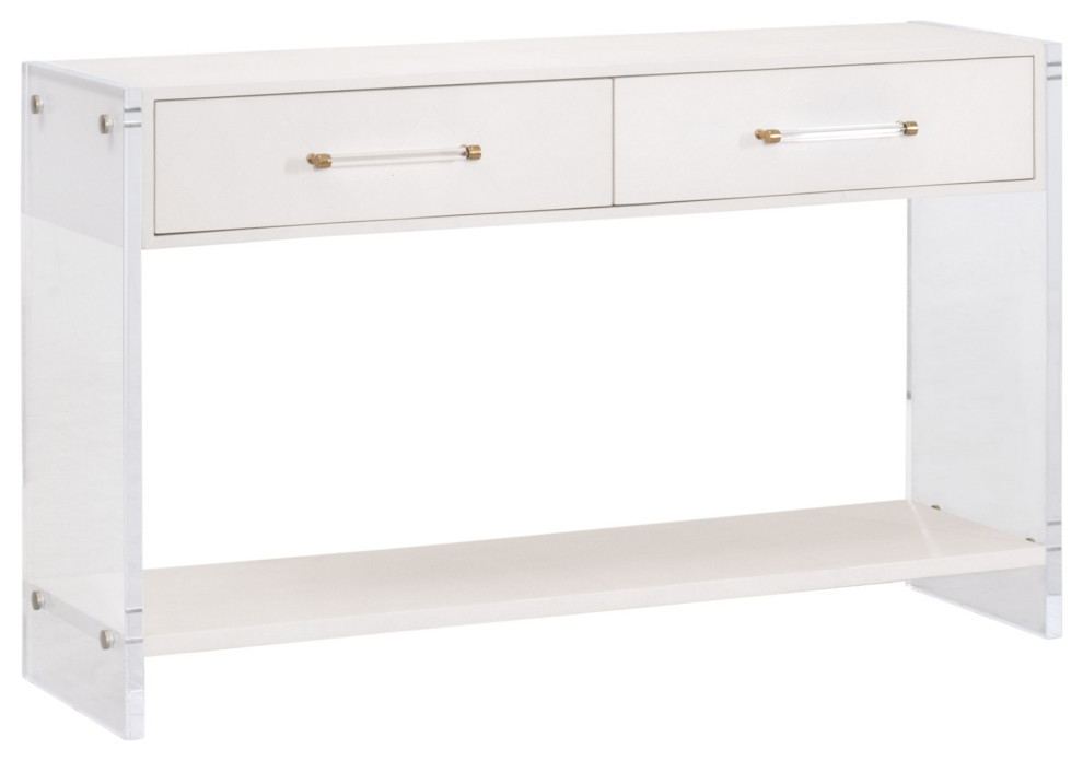 Sonia Shagreen Console Table   Contemporary   Console Tables   by Essentials for Living  Houzz