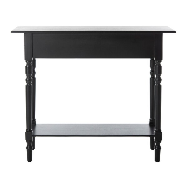 SAFAVIEH Cape Cod Black 2-drawer Console Table - 37.8