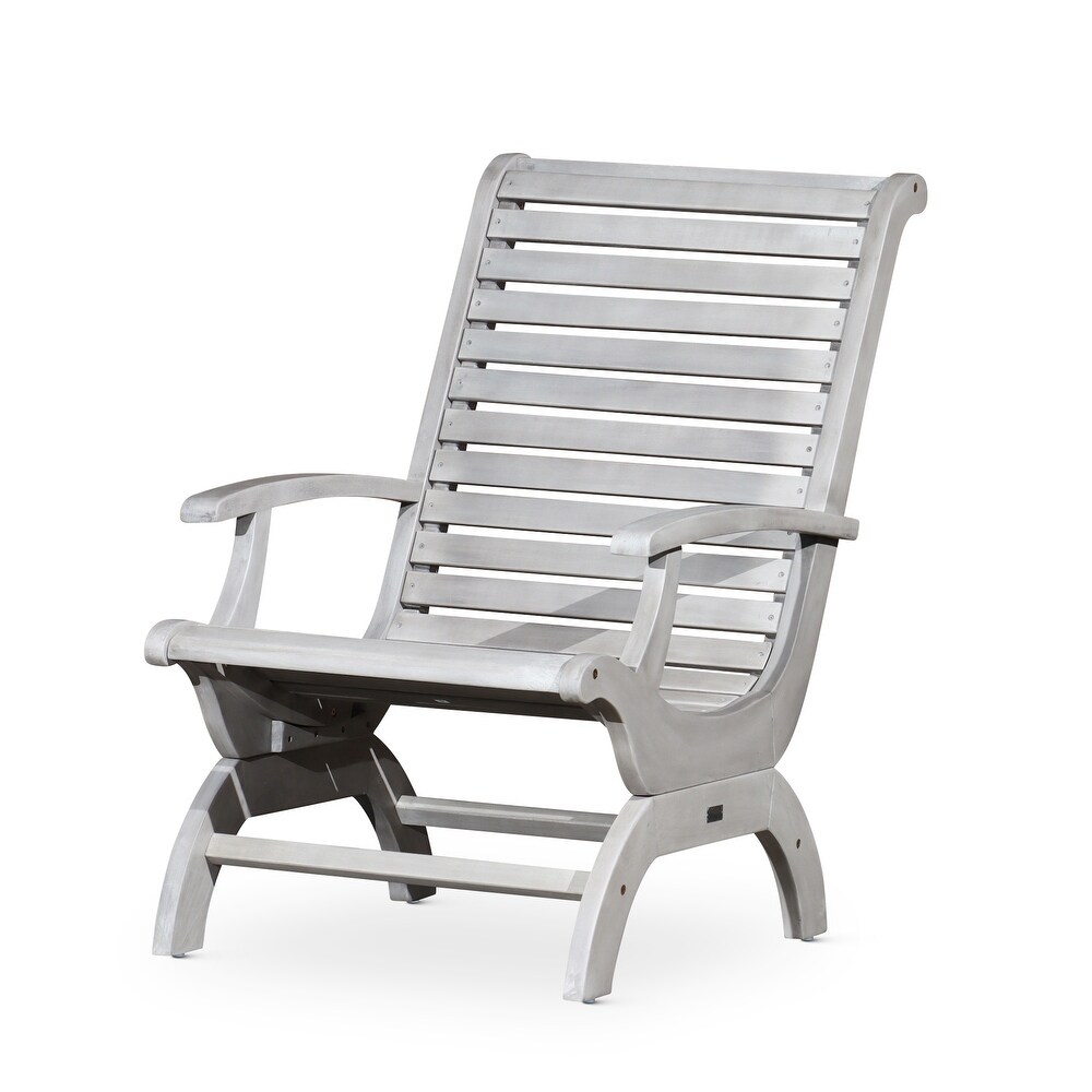 DTY Outdoor Living Aspen Eucalyptus Plantation Chair