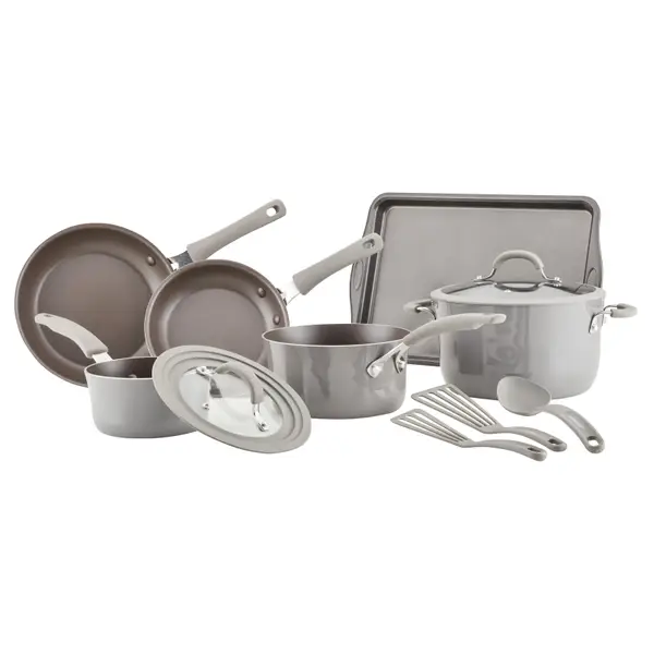 Rachael Ray 11-Piece Cook + Create Aluminum Nonstick Cookware Set