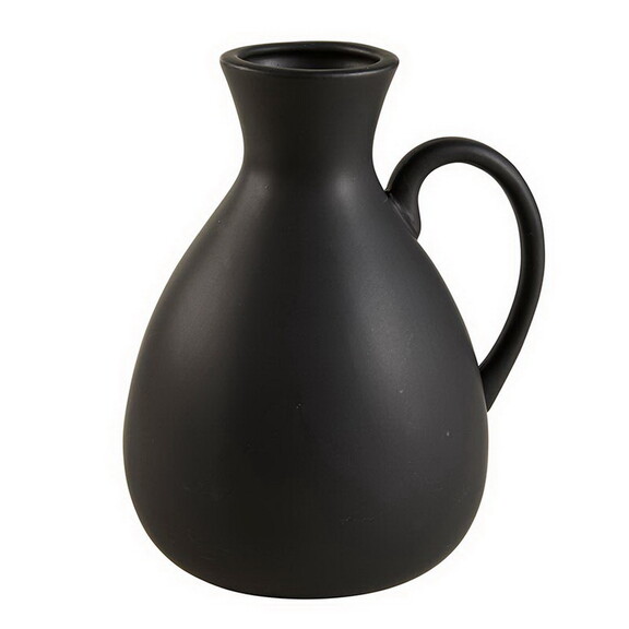 47th   Main DMR623 Black Ceramic Ewer Vase