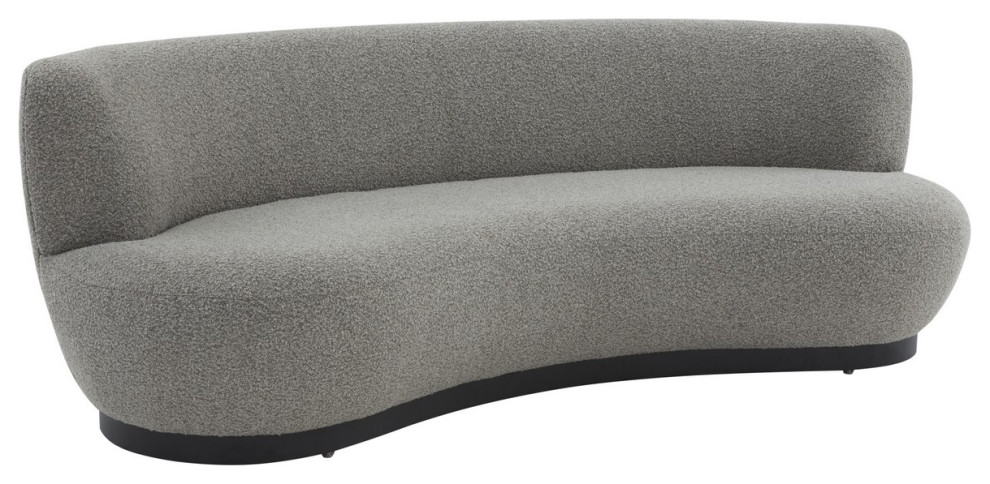 Safavieh Couture Stevie Boucle Curved Back Sofa   Transitional   Sofas   by Safavieh  Houzz