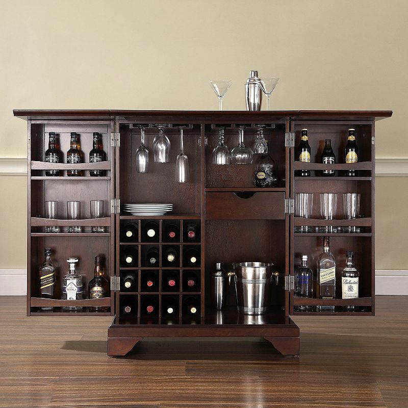 Crosley Furniture LaFayette Expandable Bar Cabinet