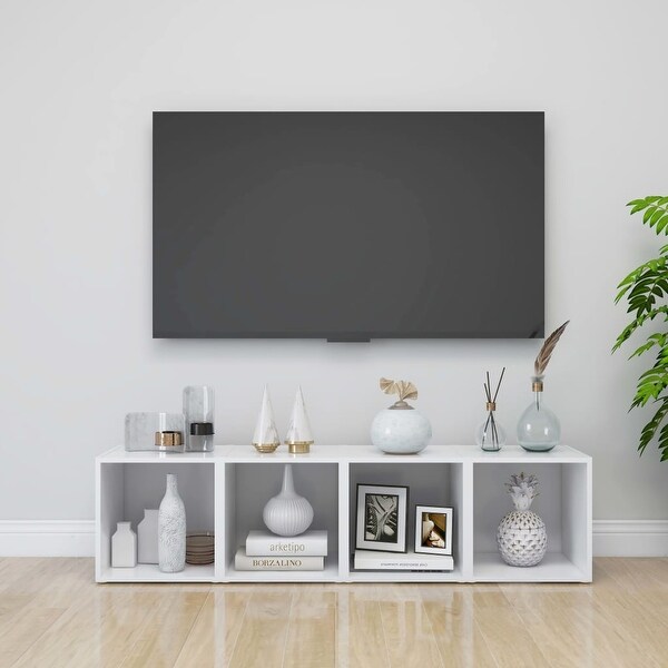 TV Cabinet White 14.6