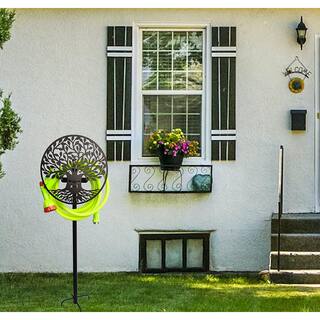 Cubilan Garden Hose Holder Tree Life - Outdoor Hose Hanger Freestanding - Metal Hose Reel Wall Monted for Outside B0B7BJFMQ8