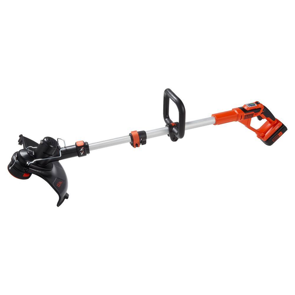 BLACK+DECKER 40V MAX Brushless Cordless Battery Powered String Trimmer (1) 2Ah Battery  Charger  Leaf Blower (Tool Only) LCC140