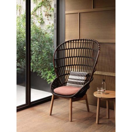 Fauteuil extérieur design KETTAL Cala - Fauteuil Emmanuelle jardin