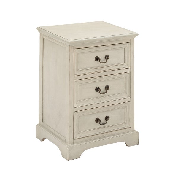 Cream Wood Traditional Cabinet 25 x 17 x 14 - 17 x 14 x 25