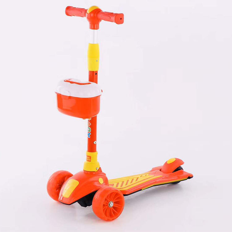 High quality 2 in 1 kids scooter sound light balance bike toy adjustable and user friendly toy car for children