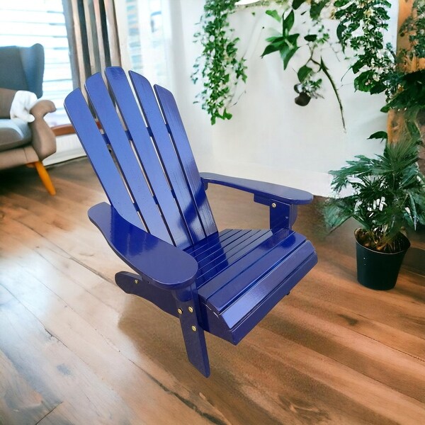 KISRAIS Wooden Children Adirondack Chair for Outdoor/Indoor Use