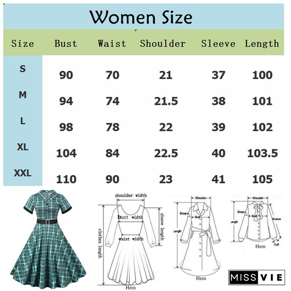 Women Retro Elegant Dress Vintage Style Party Dress Fashion Short Sleeve Casual Chiffon Swing Dress For Girls Robe De Femme Vestido De Mujer