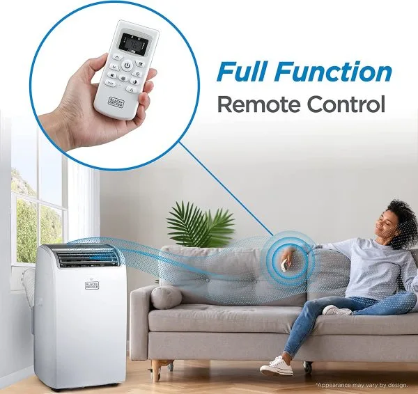 Air Conditioner, with Remote Control,14,000 BTU Air Conditioner Portable for Room up to 700 Sq. Ft.