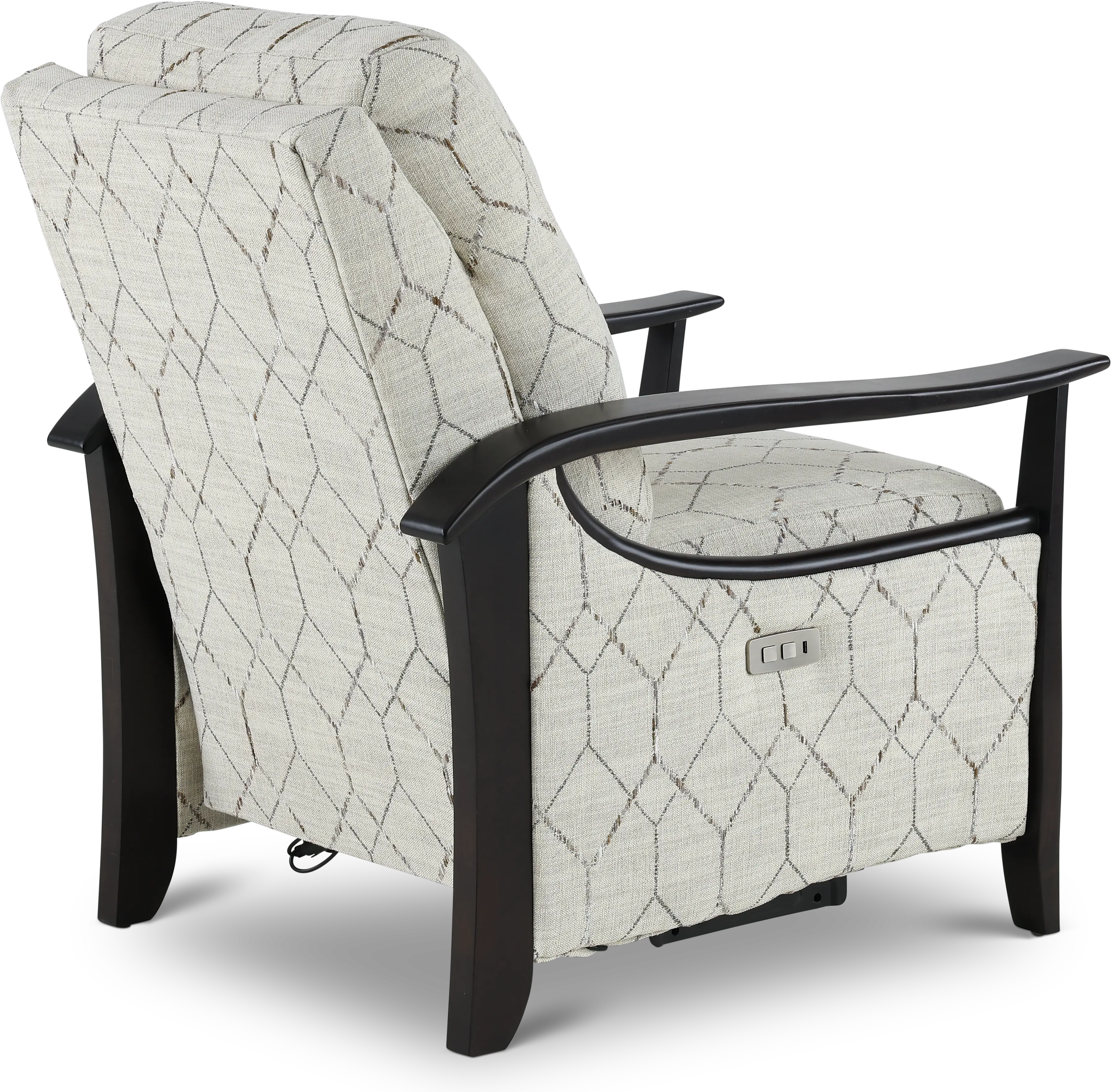 Crave Tivoli Smoke High-Leg Rocker Recliner