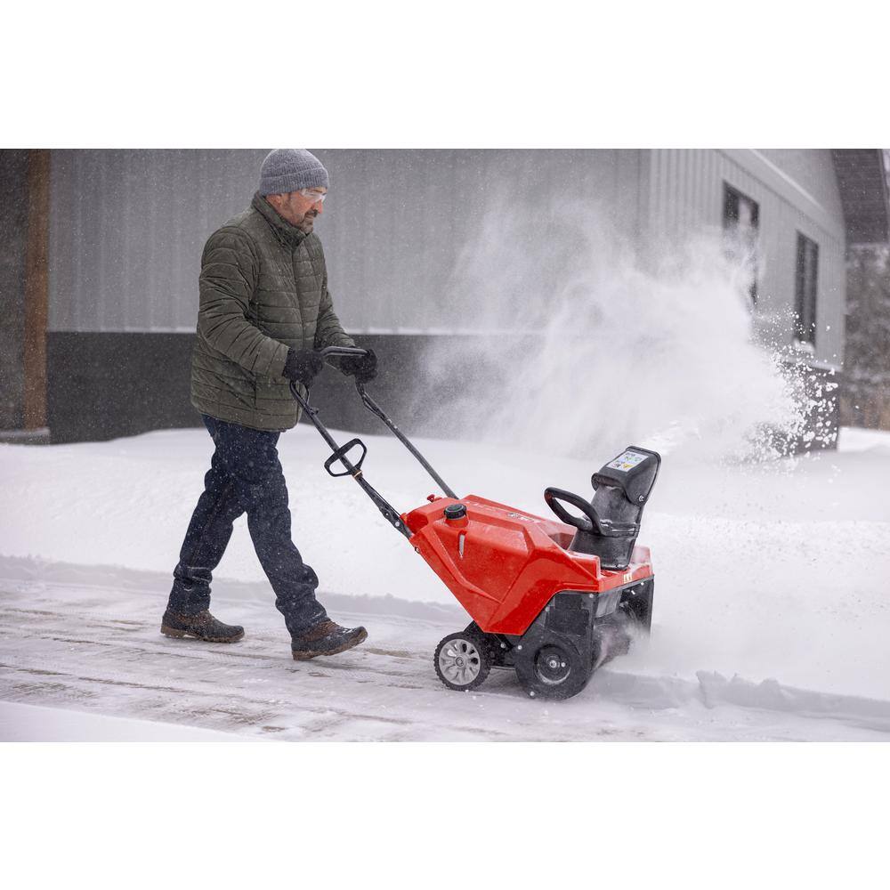 Troy-Bilt Squall 21 in. 123 cc Single-Stage Gas Snow Blower with E-Z Chute Control Squall 123R