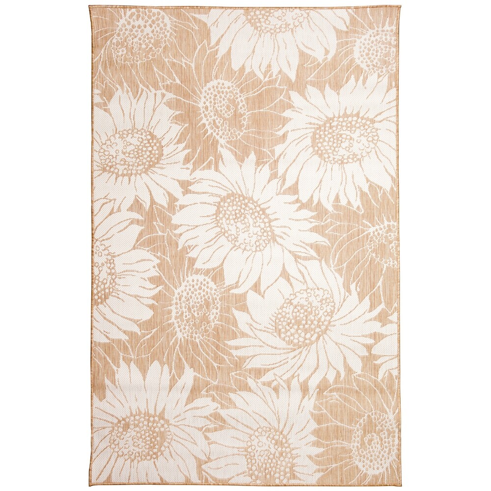 Liora Manne Carmel Sunflower Field Indoor/Outdoor Rug