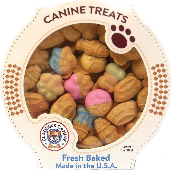 Claudia's Canine Bakery K-9's Favorite Things Peanut Butter Baked Dog Treats