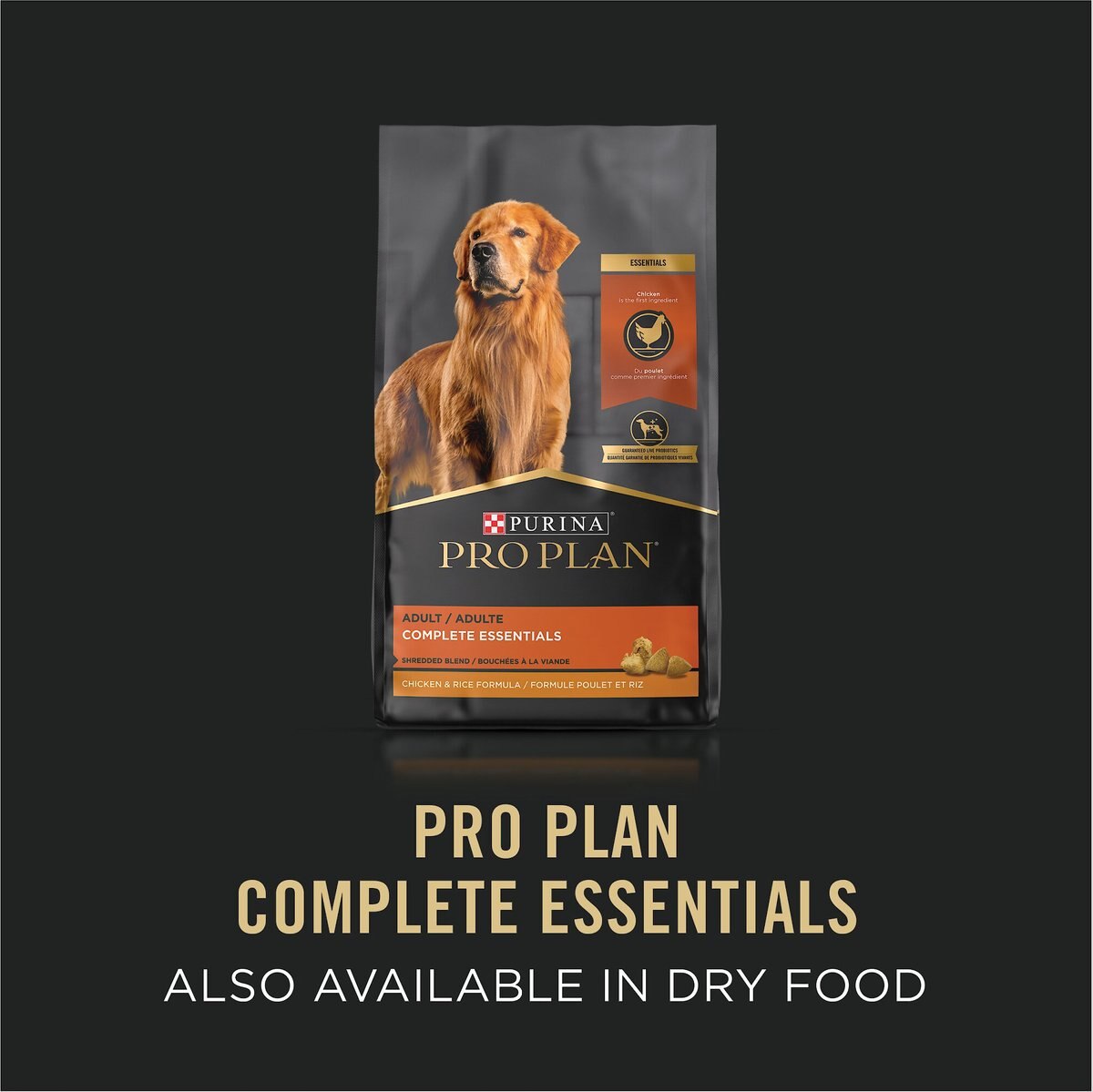 Purina Pro Plan Adult Seared Chicken， Julienne Carrots and Barley Entree in Gravy Canned Dog Food