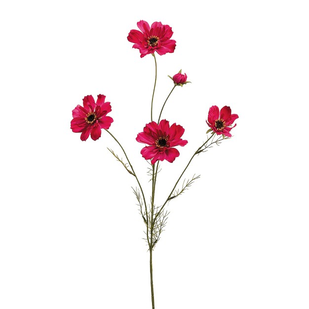 Pink Cosmos Artificial Decorative Floral Spray