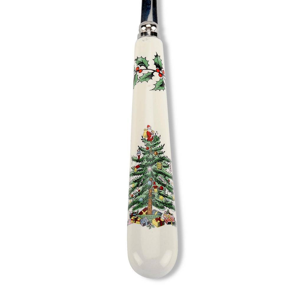 Spode Christmas Tree Stainless Steel Cake Slice with Ceramic Handle 1496965