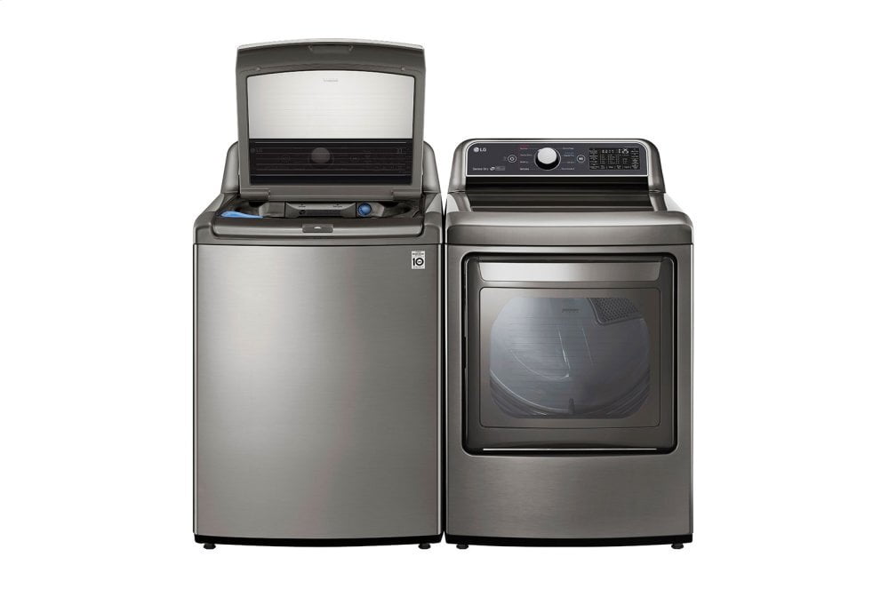 Lg WT7305CV 4.8 Cu. Ft. Mega Capacity Smart Wi-Fi Enabled Top Load Washer With Agitator And Turbowash3D™ Technology