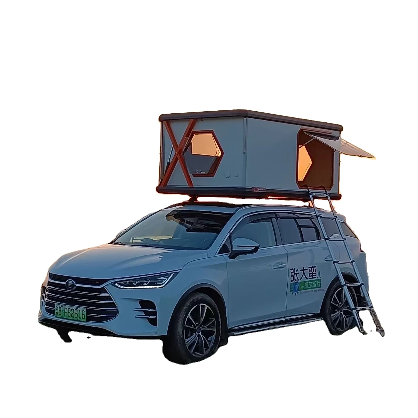 high quality off road glamping car roof tent 3 4 person camper trailer tent 4x4 off road camping trailer tent